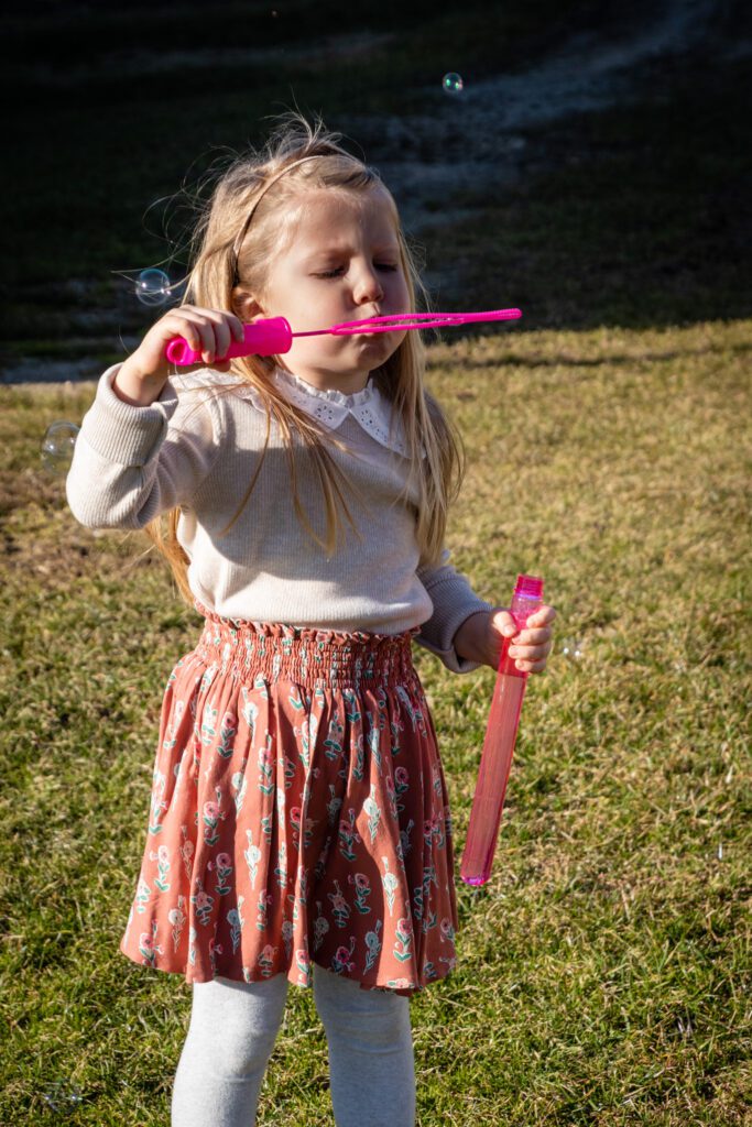 Seifenblasen Portrait