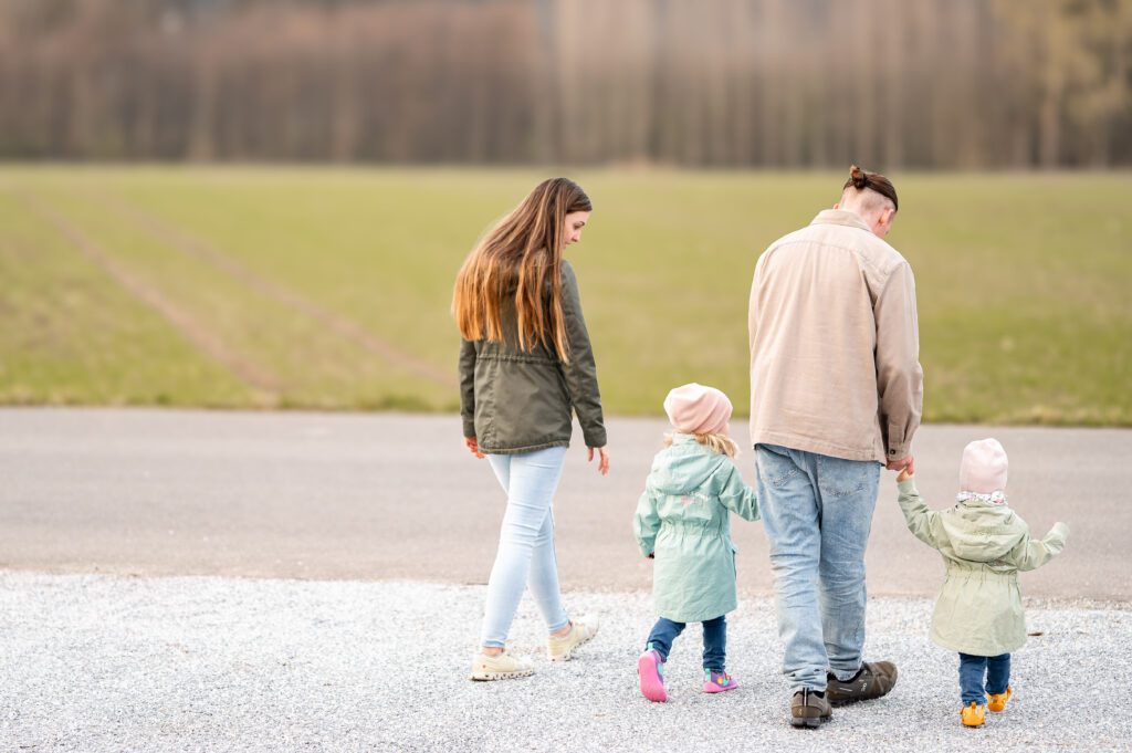 Familienspaziergang